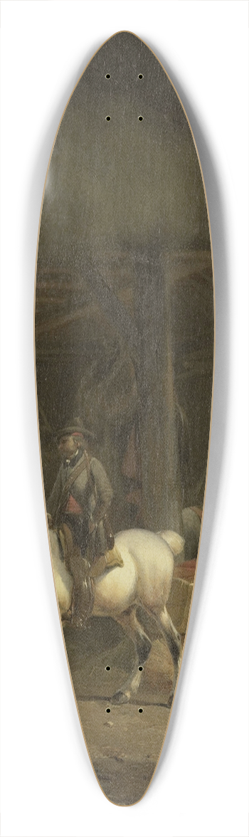 Joseph Moerenhout - Horse Stable 39.3 inch art pintail longboard deck