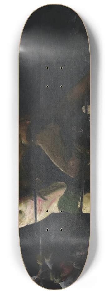 George Wesley Bellows - Both Members of This Club 8.25 inch art skate deck