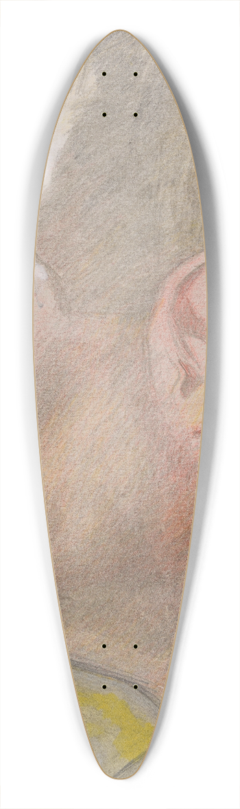 Joseph Stella - Self-Portrait 39.3 inch art pintail longboard deck