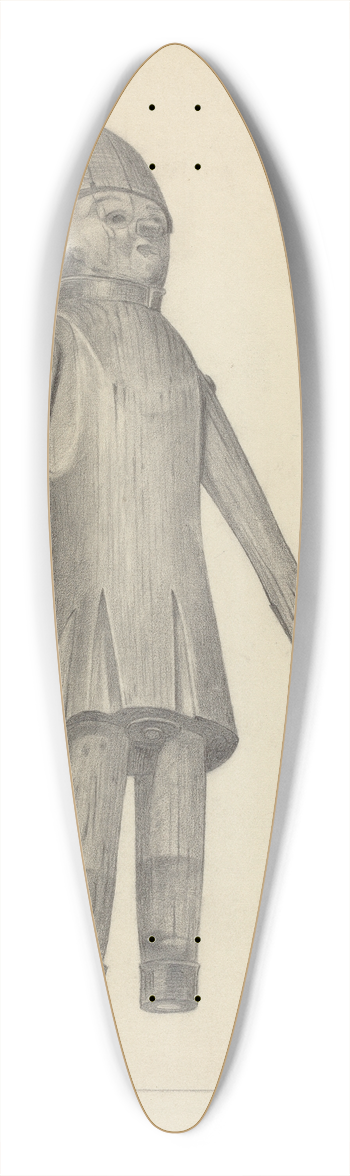 Joseph Stonefield - Whirligig 39.3 inch art pintail longboard deck
