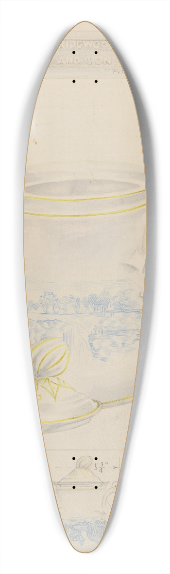 Joseph Sudek - Sugar Bowl 39.3 inch art pintail longboard deck