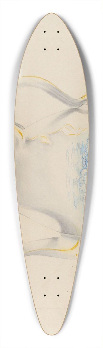 Joseph Sudek - Teapot 39.3 inch art pintail longboard deck