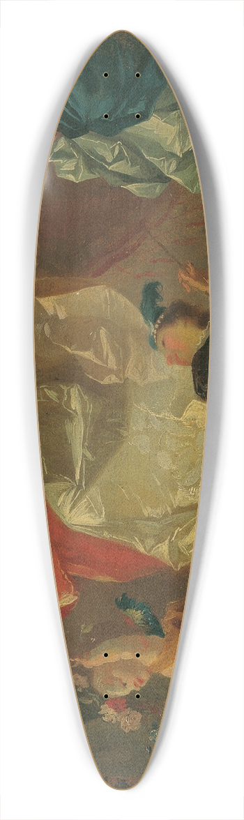 Joseph Winterhalder the younger - Tugenden 39.3 inch art pintail longboard deck