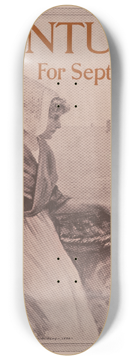 George Wharton Edwards - The century for September. 8.25 inch art skate deck