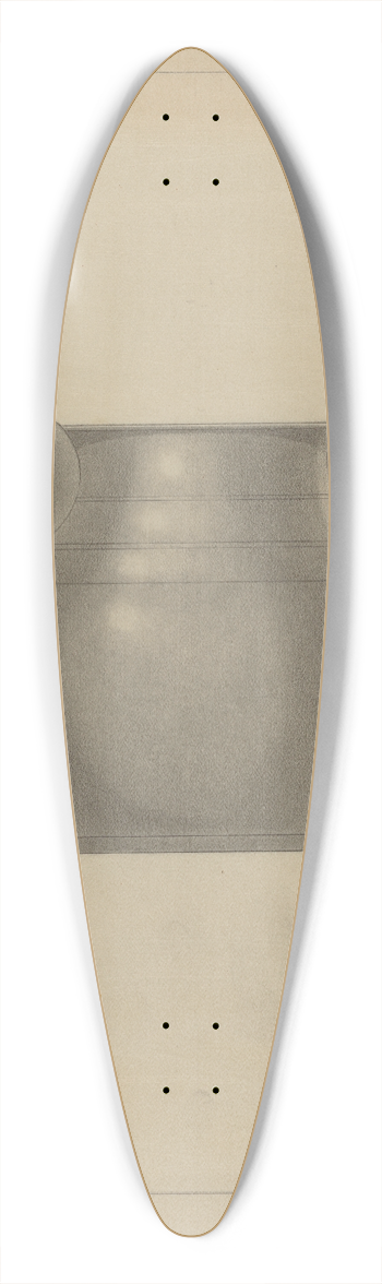 Joseph Wolins - Pewter Pitcher 39.3 inch art pintail longboard deck
