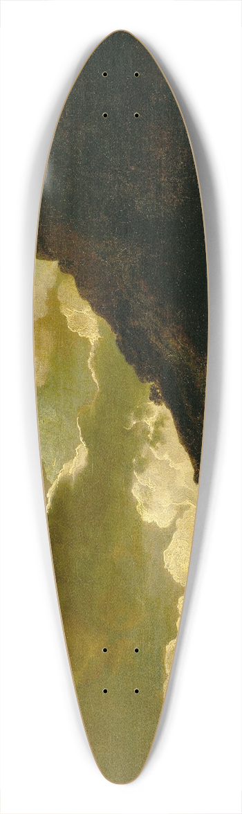 Joseph Wright of Derby - Matlock Tor By Moonlight 39.3 inch art pintail longboard deck