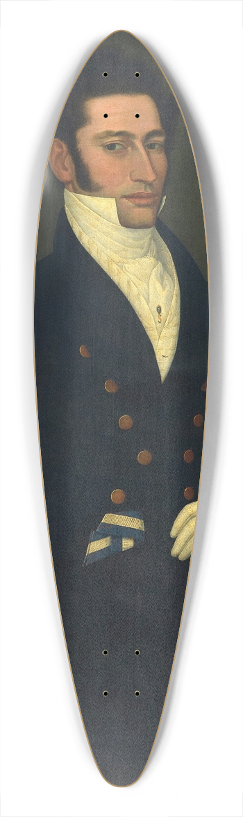 Jos Gil de Castro - Retrato de Jos Gernimo Rodrguez 39.3 inch art pintail longboard deck