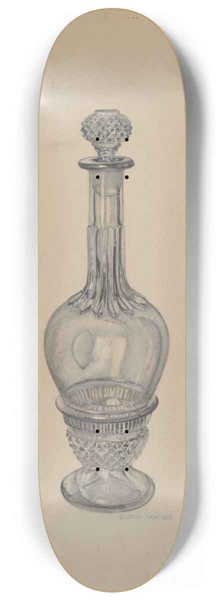 George Yanosko - Decanter 8.25 inch art skate deck