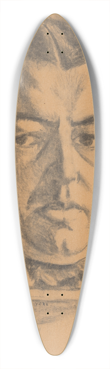 Jozef Arpd Murmann - Portrt Jozef Arpd Murmann 39.3 inch art pintail longboard deck