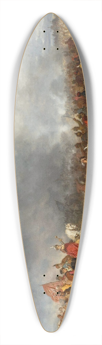 Jozef Brandt - Chodkiewicz at Chocim 39.3 inch art pintail longboard deck