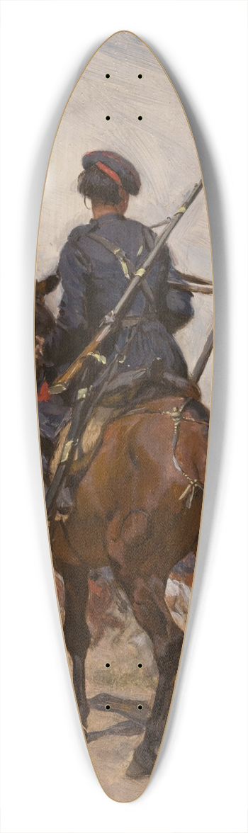 Jozef Chelmonski - A Cossack 39.3 inch art pintail longboard deck