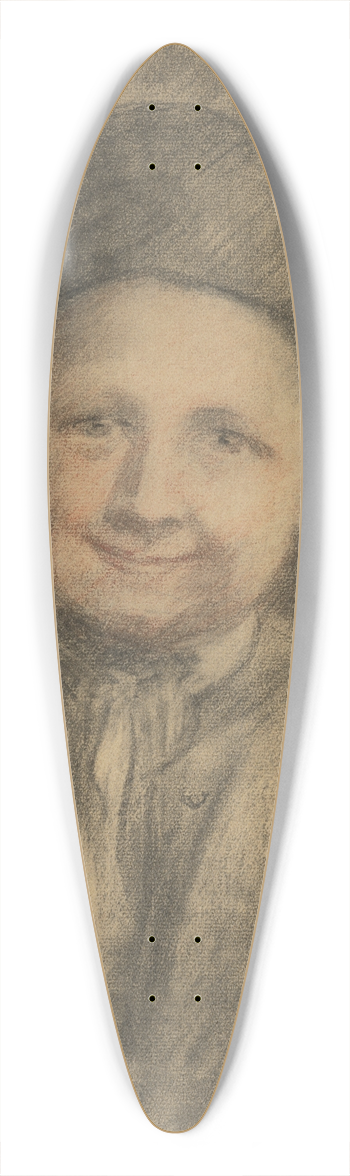 Jozef Hanula - A farm boys study 39.3 inch art pintail longboard deck