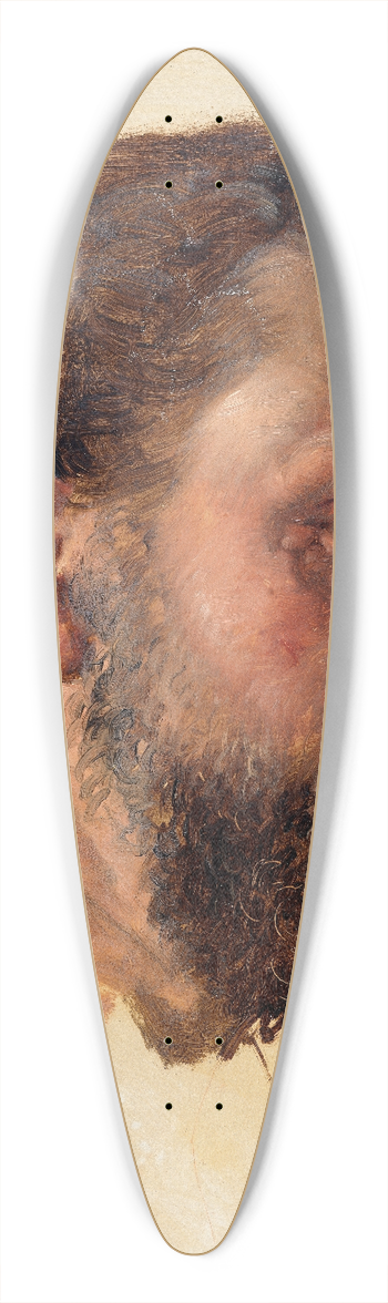 Jrgen Roed - A Bearded Man 39.3 inch art pintail longboard deck