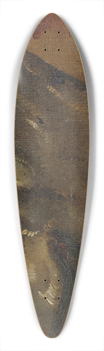 Jrgen Roed - Study of a deer 39.3 inch art pintail longboard deck