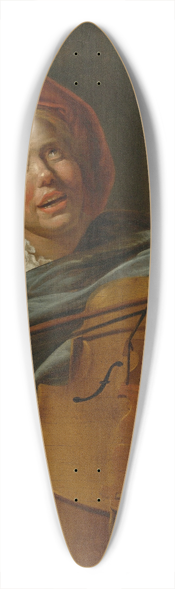 Judith Leyster - Cello Player 39.3 inch art pintail longboard deck