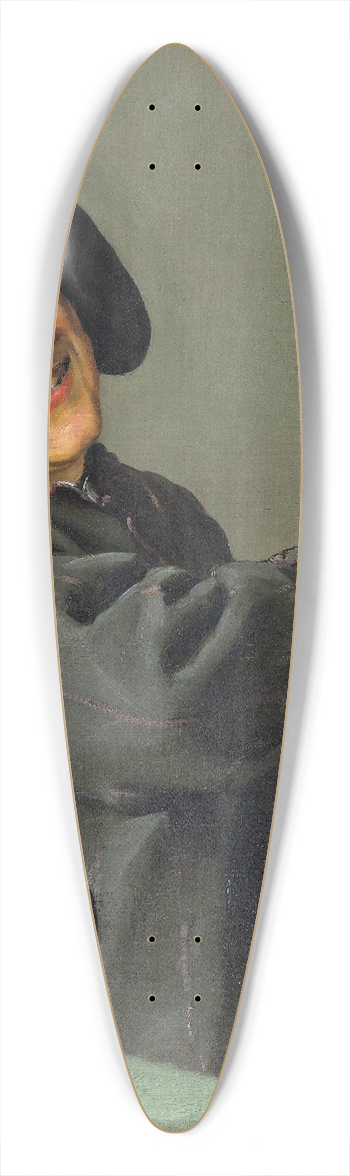 Judith Leyster - The Jolly Drinker 39.3 inch art pintail longboard deck