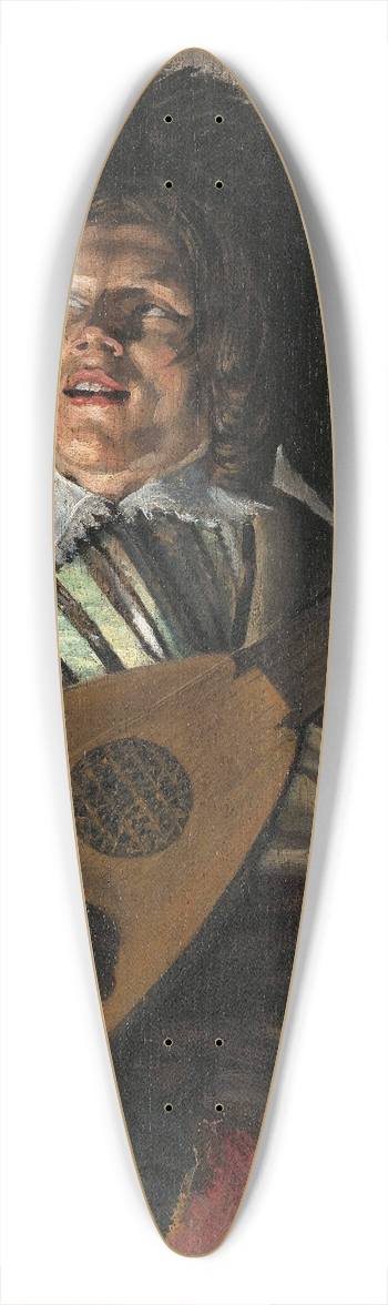Judith Leyster - The Serenade 39.3 inch art pintail longboard deck