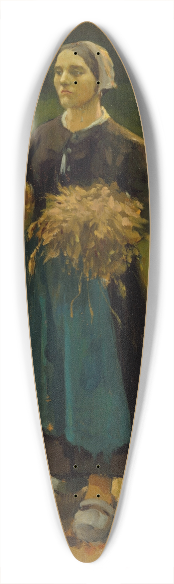 Jules Breton - The Gleaner 39.3 inch art pintail longboard deck