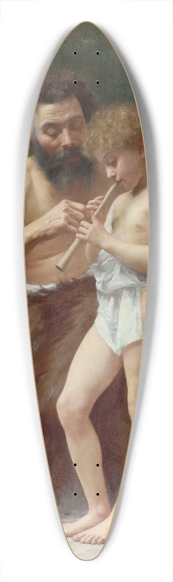 Jules-Cyrille Cav - La Leon De Flte 39.3 inch art pintail longboard deck