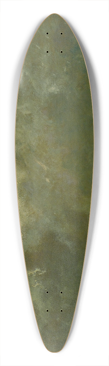 Jules Dupr - Calm Before The Storm 39.3 inch art pintail longboard deck