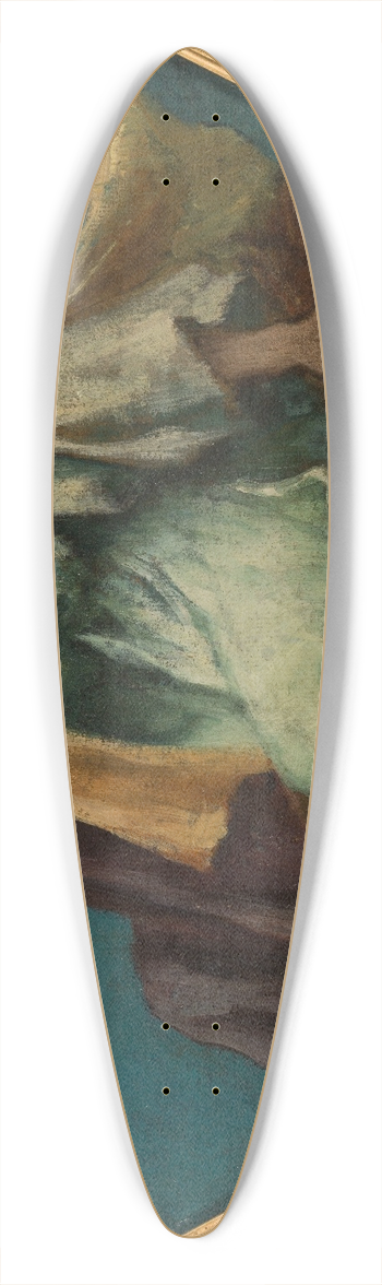 Jules Elie Delaunay - Daniel 39.3 inch art pintail longboard deck