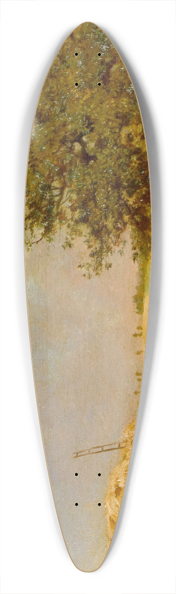 Jules-Jacques Veyrassat - Les moissonneurs 39.3 inch art pintail longboard deck