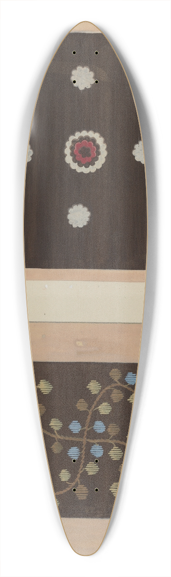 Jules Lefevere - Button Rug 39.3 inch art pintail longboard deck