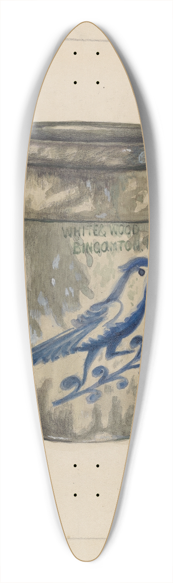 Jules Lefevere - Jar 39.3 inch art pintail longboard deck