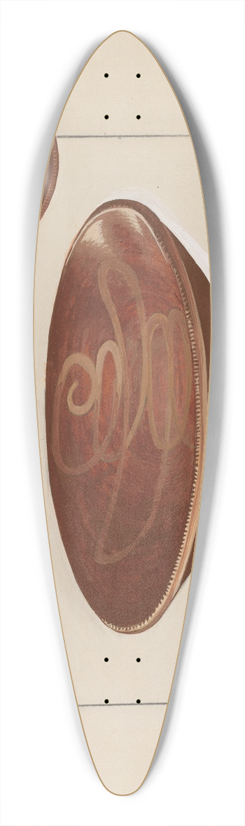 Jules Lefevere - Pie Plate 39.3 inch art pintail longboard deck
