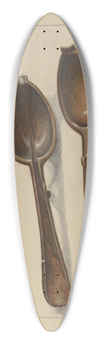 Jules Lefevere - Tablespoon Mold 39.3 inch art pintail longboard deck