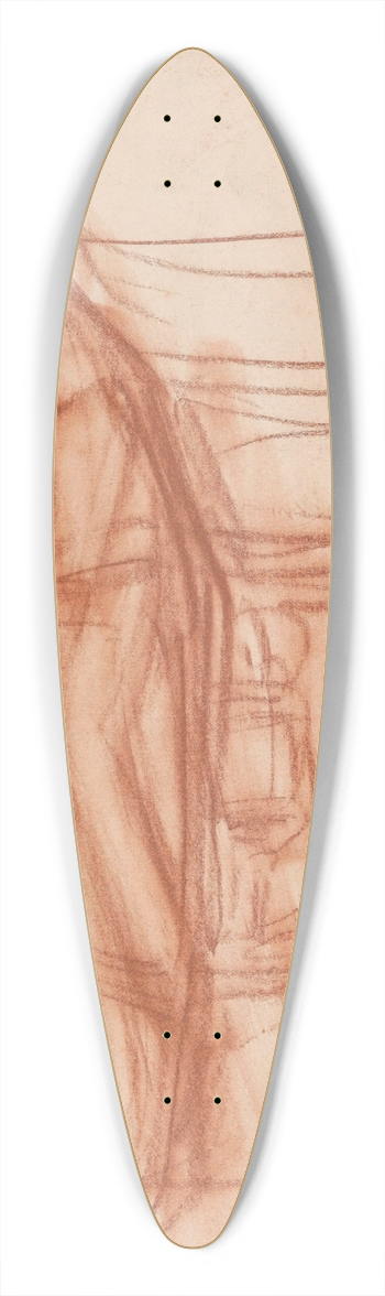Jules Schmalzigaug - Cupola 39.3 inch art pintail longboard deck