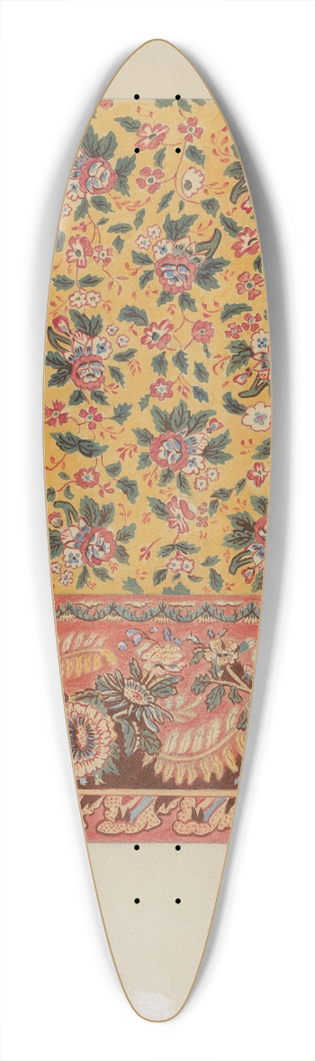 Julie C. Brush - Kerchief 39.3 inch art pintail longboard deck