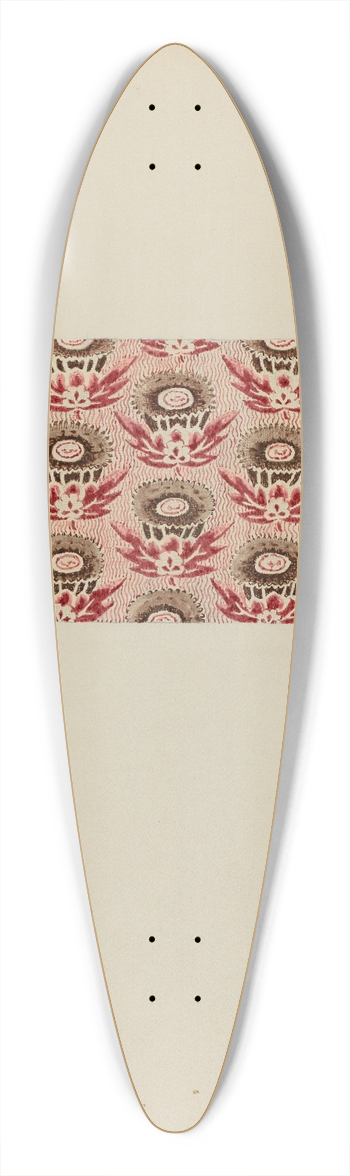 Julie C. Brush - Printed Cotton 39.3 inch art pintail longboard deck