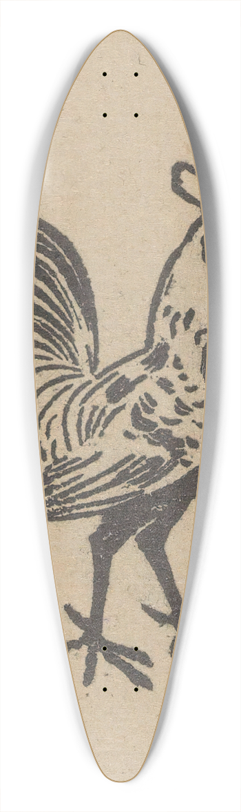 Julie de Graag - Haan 39.3 inch art pintail longboard deck