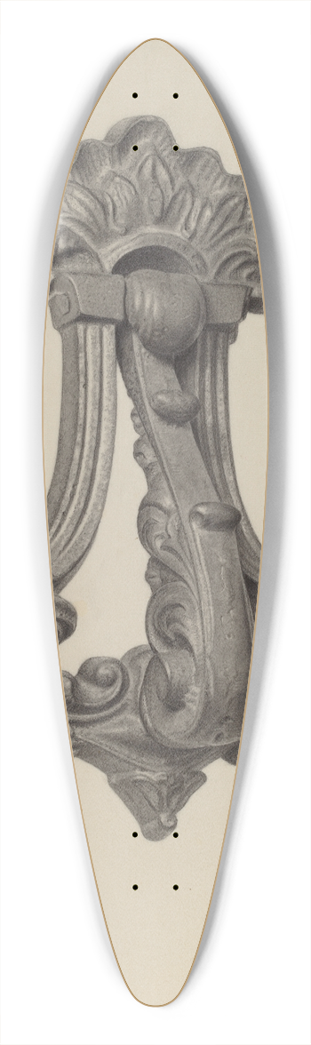 Julius Bellamy - Door Knocker 39.3 inch art pintail longboard deck