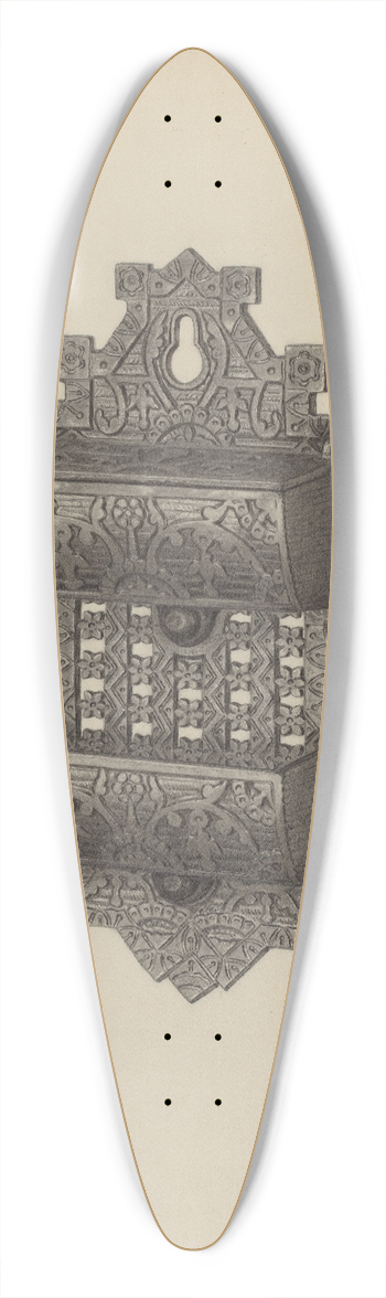 Julius Bellamy - Match Safe 39.3 inch art pintail longboard deck