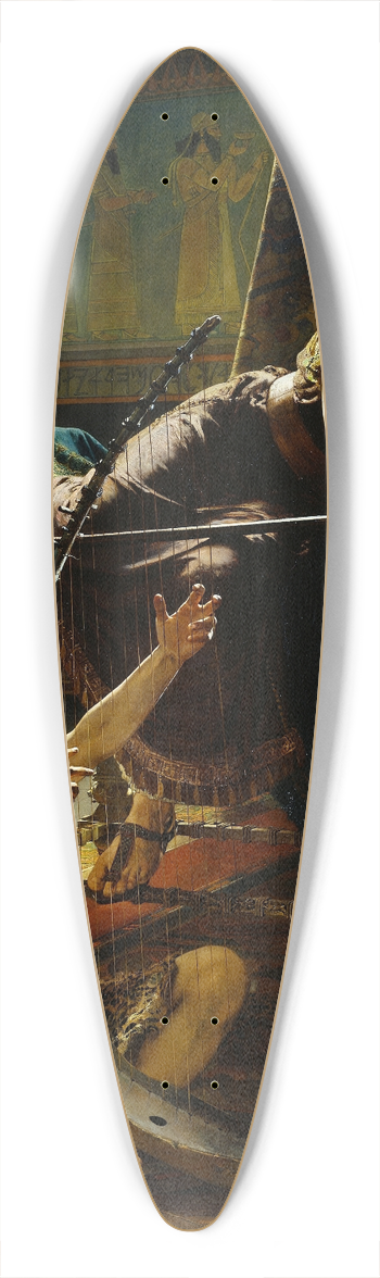 Julius Kronberg - David and Saul 39.3 inch art pintail longboard deck