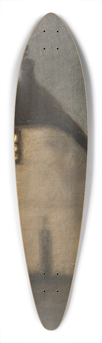 Julius Paulsen - Evening after Rain 39.3 inch art pintail longboard deck