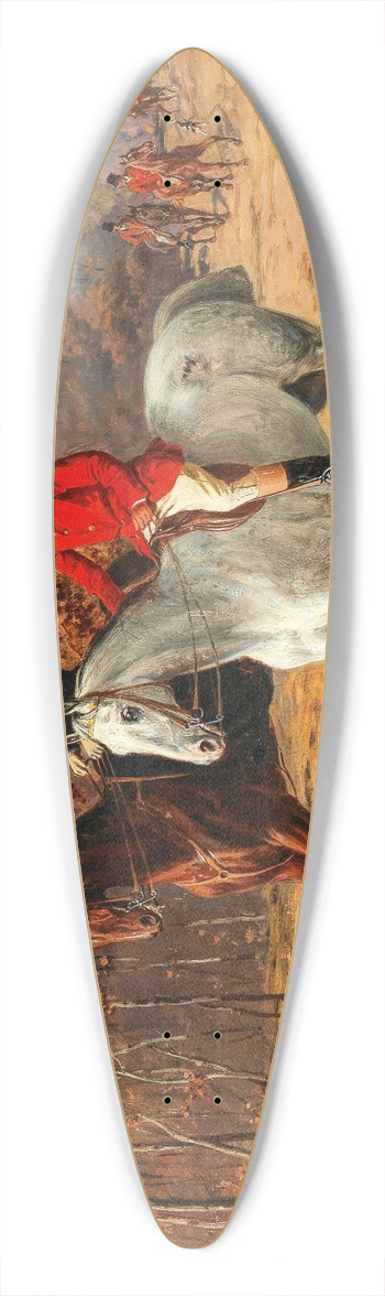 Julius von Blaas - Parforce Hunting 39.3 inch art pintail longboard deck