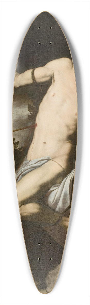Jusepe de Ribera - Saint Sebastian 39.3 inch art pintail longboard deck