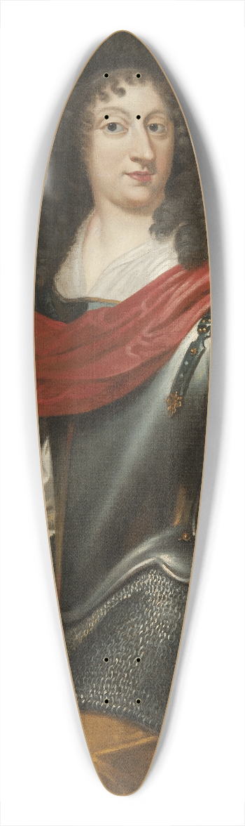 Justus van Egmont - Queen Christina as Minerva 39.3 inch art pintail longboard deck