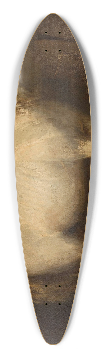 Jzef Brodowski - Horse in the stables 39.3 inch art pintail longboard deck