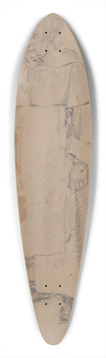 Jzef Mehoffer - Father Joachim Berthier 39.3 inch art pintail longboard deck