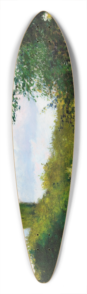 Jzef Rapacki - In the Garden 39.3 inch art pintail longboard deck