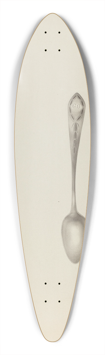 Kalamian Walton - Silver Teaspoon 39.3 inch art pintail longboard deck
