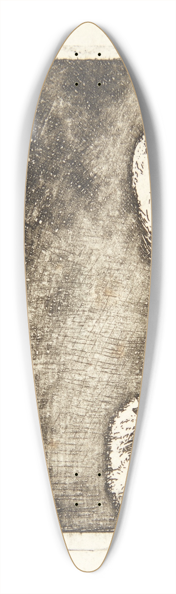 Karel Dujardin - To fr 39.3 inch art pintail longboard deck