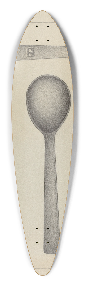 Karl Joubert - Pewter Spoon 39.3 inch art pintail longboard deck