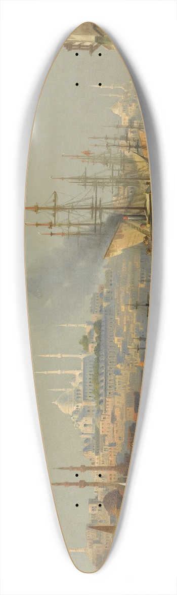 Karl Kaufmann - Constantinople 39.3 inch art pintail longboard deck