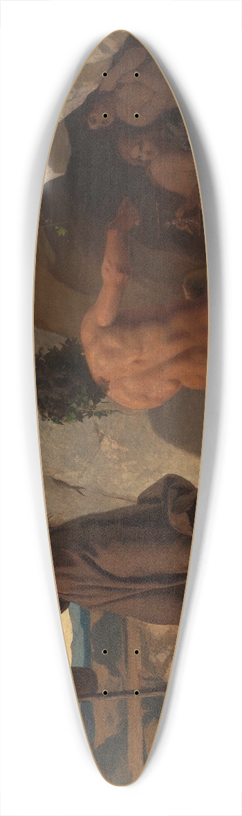 Karl Schnbrunner - Versuchung des Heiligen Antonius 39.3 inch art pintail longboard deck