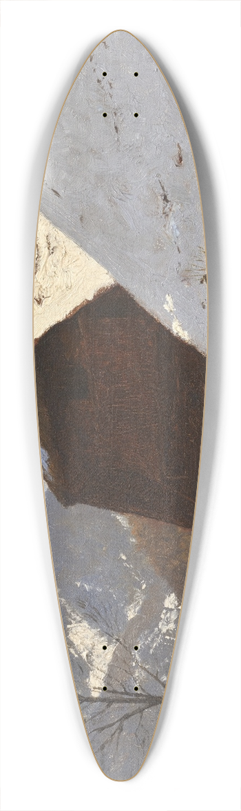 Karl Schuster - Black Forest Idyll 39.3 inch art pintail longboard deck